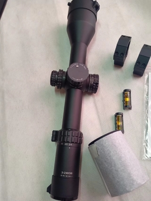 1200G Алюминиевая трубка для самолетов 3-24x56 Охотничий прицел с оптическим объективом FFP ED