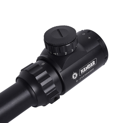KANDAR 6-24X50 AOEG Красный зеленый освещенный арбалет Ретикул охотничье поле длина мм 380