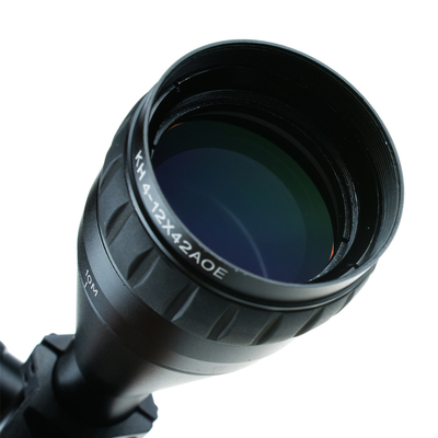 KH 4-12x42 AOE Scope с 3,5-10,5 мм выходной ученицей и RGB M-Dot Illuminations Sights