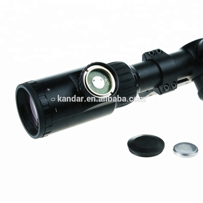 Высокая четкость 4-12X AOE Zoom Красное освещенное зрение 6.1°-1.9° Фильтр обзора 100 ярдов