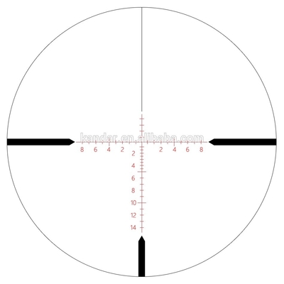 Высокая четкость 4-12X AOE Zoom Красное освещенное зрение 6.1°-1.9° Фильтр обзора 100 ярдов
